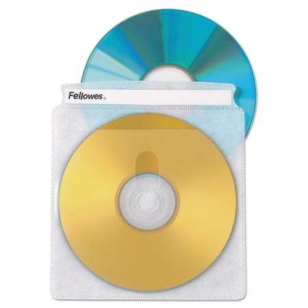 Fellowes Two-Sided Cd/Dvd Sleeve Refills, PK25 90661